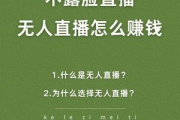 揭秘无人直播赚钱门道，轻松开启财富增长新路径